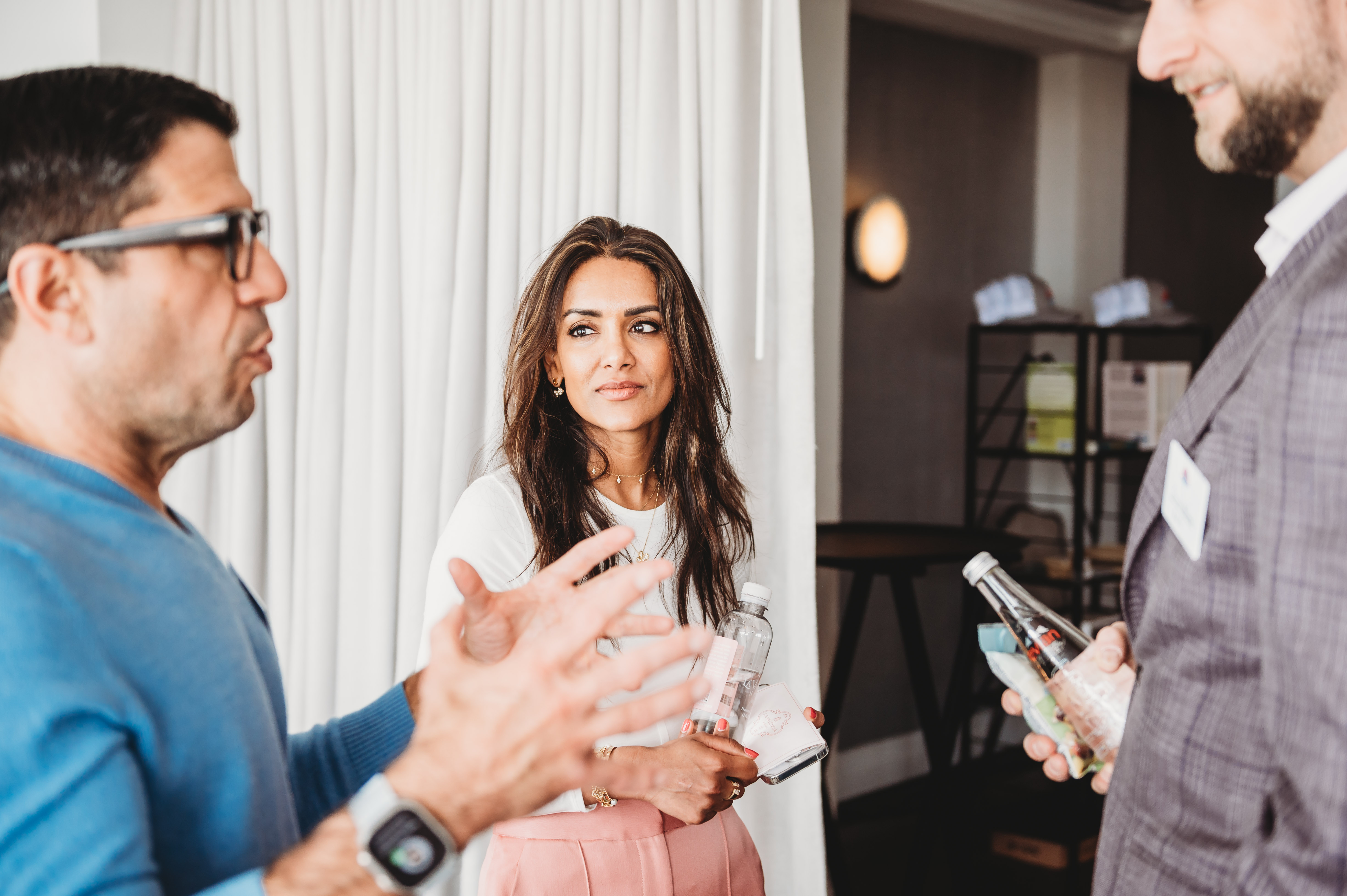 EMTC members in conversation