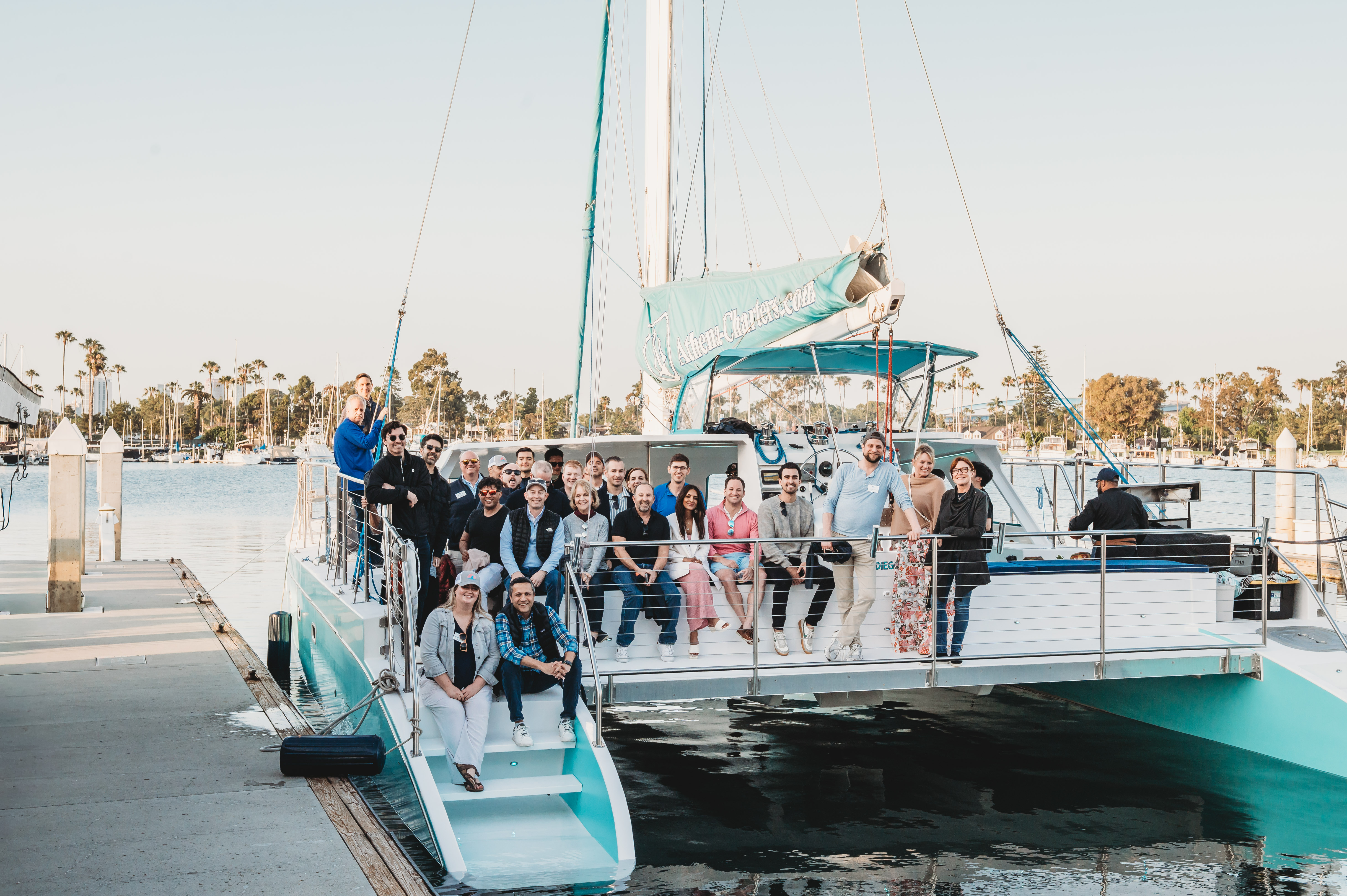 FIRE Summit 2026 attendees together on the boat
