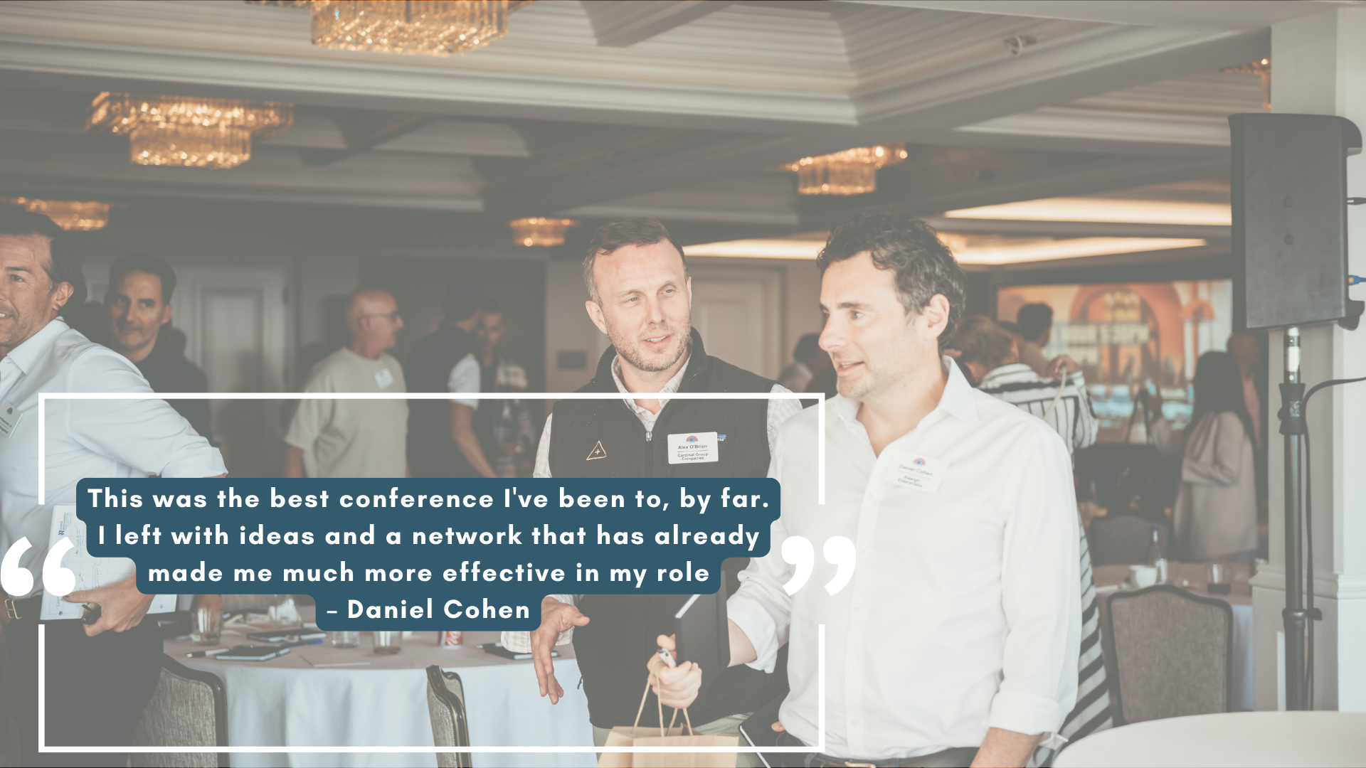 FIRE Summit attendee quote from Daniel Cohen